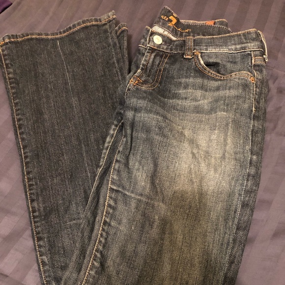 7 For All Mankind Boot Cut Jeans - Picture 1 of 6